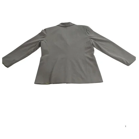 Danny & Nicole New York Blazer Sage Gray / Greenish Gray Size 16P –NWT - Picture 3 of 5